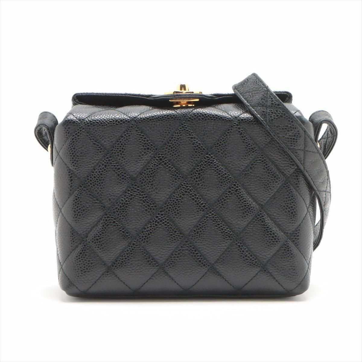 CHANEL ブラック ボックス型 ハンドバッグ 🌟 NO.101863681 ＊Our shop information Opening hours 11:00-20:00