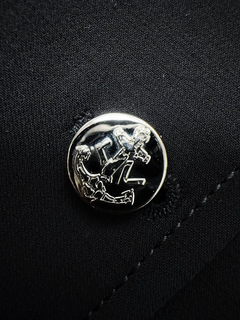 Louis Vuitton black double-breasted vest