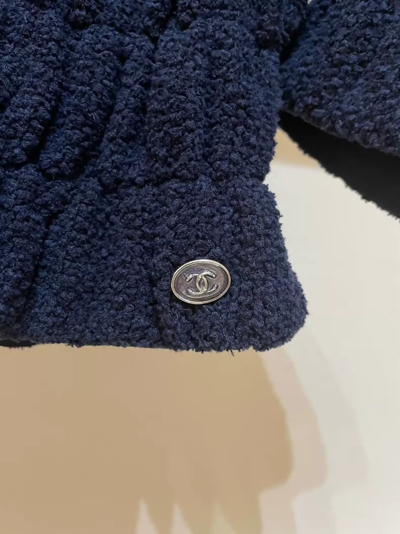 Chanel 2021 black off-the-shoulder top