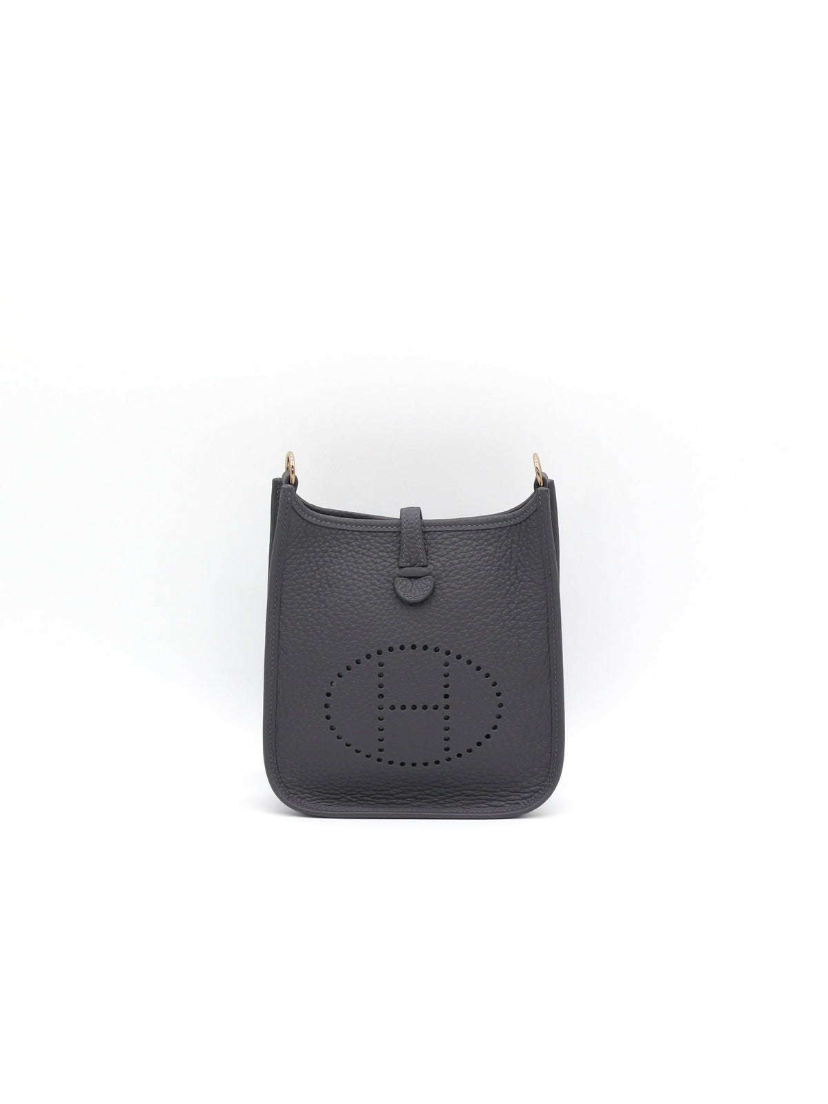 Hermès Mini Evelyne Ardoise GHW W 2025