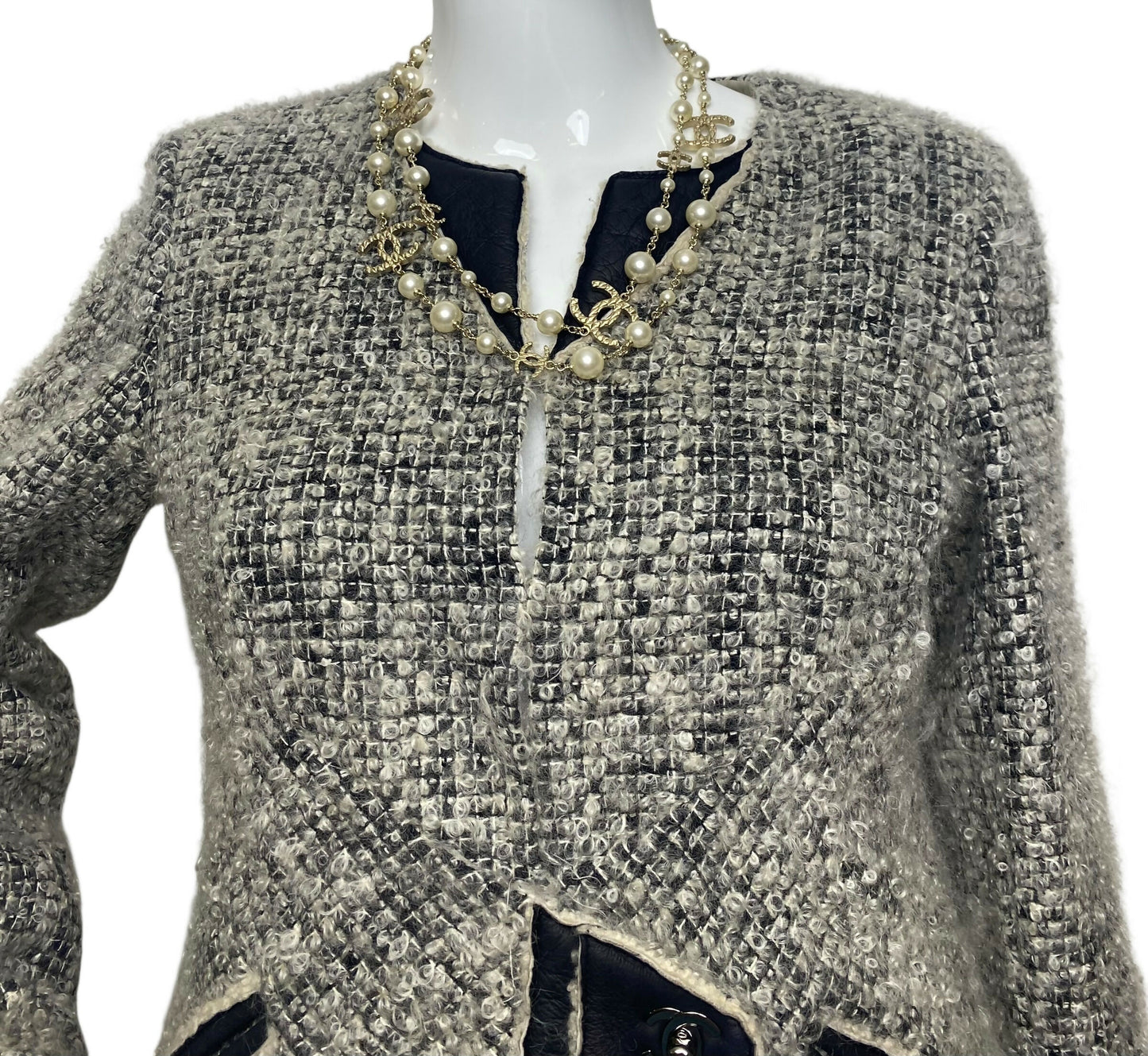 Chanel 10A Shanghai Extra Long Pearl Gold Strand 8 CC Logo Necklace