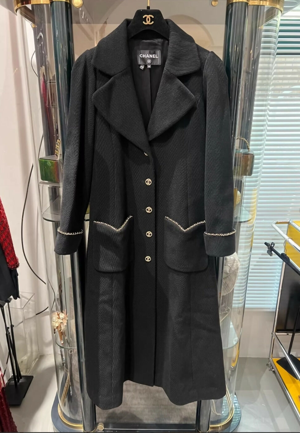 Chanel 23B black long coat – Wararni.com
