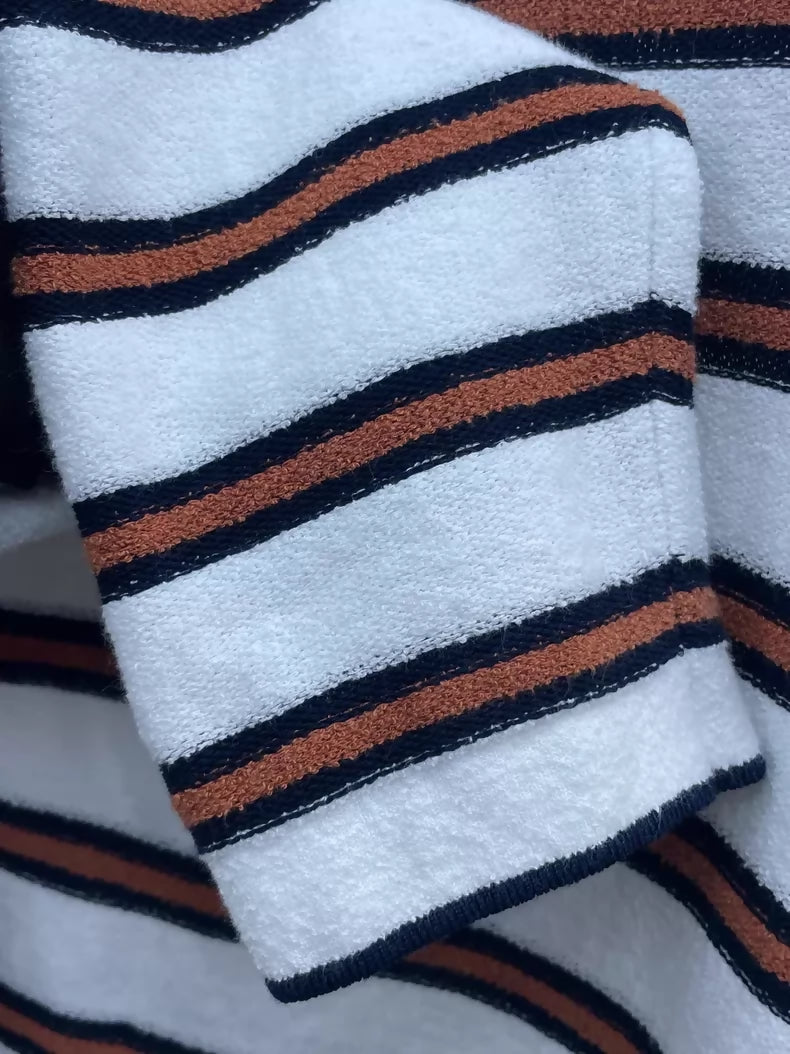 Chanel 26C Striped Polo Top