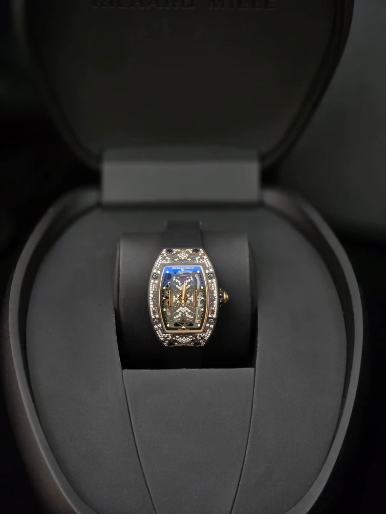 Richard Mille RM 07-01 Misty Night, ladies watch in 18K rose gold AU750