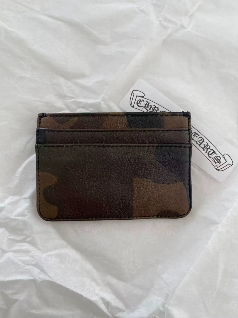Chrome Hearts camouflage card holder