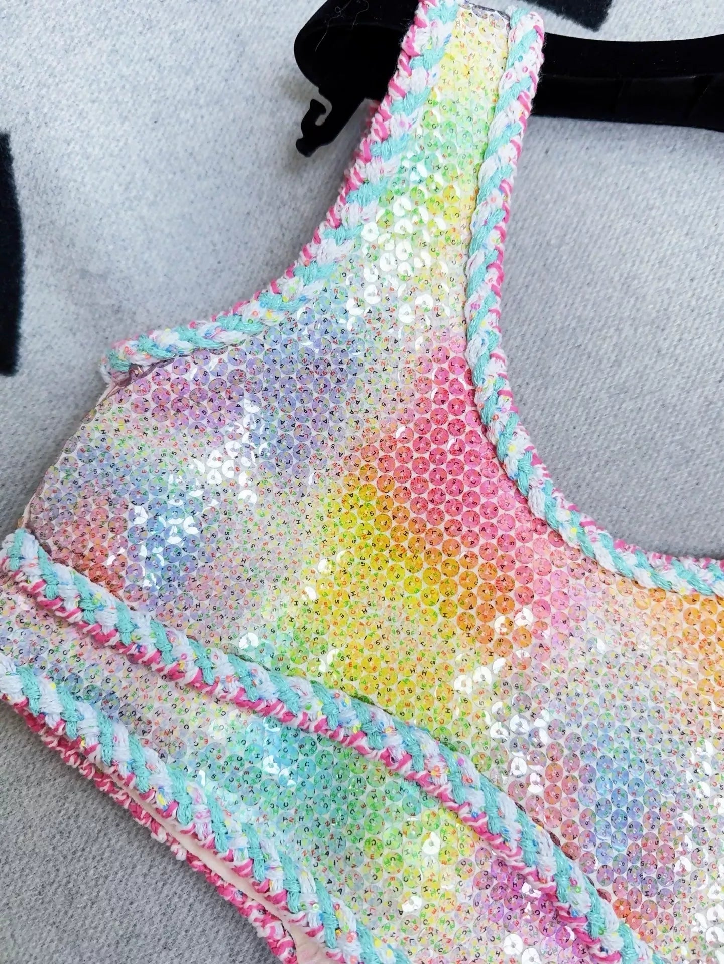 Chanel 24c multicolor crop top vest