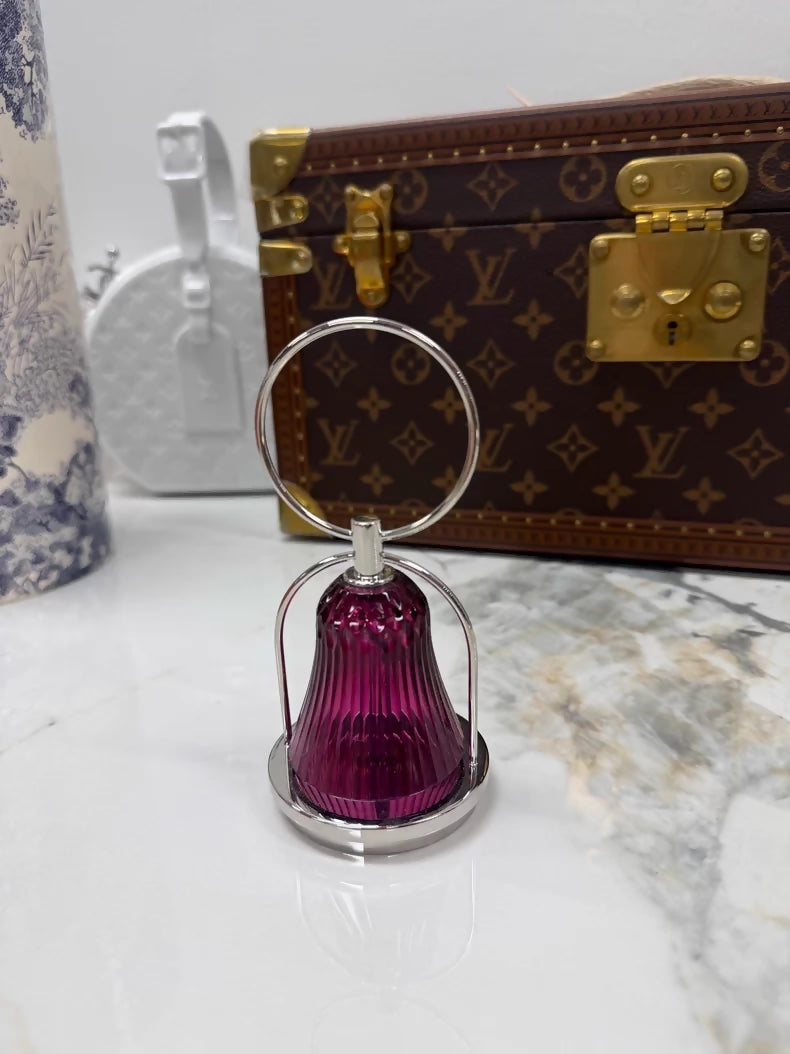 Hermes St. Louis purple crystal chandelier