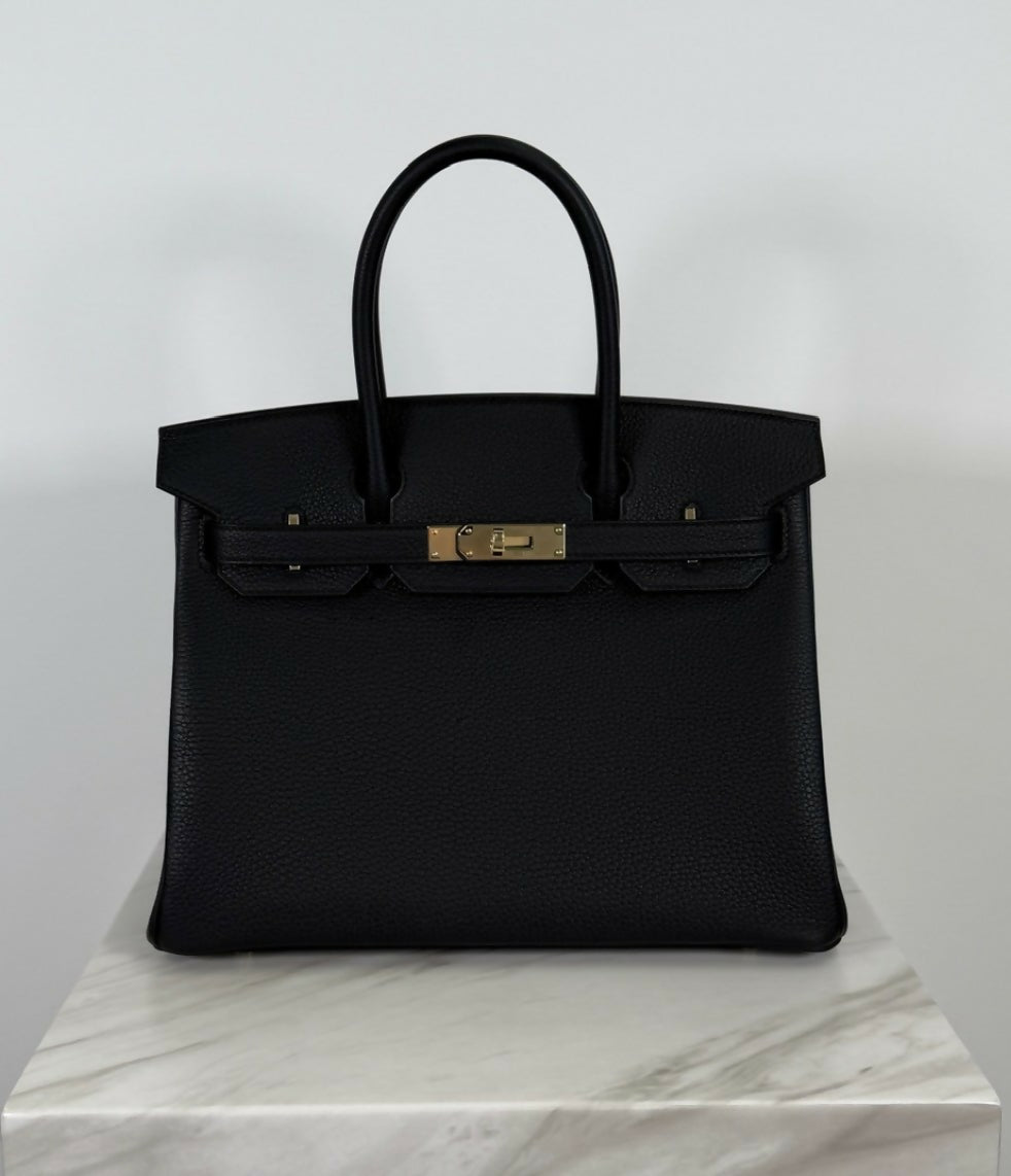 Hermès Birkin 30 Black Togo Permabrass Hardware K 2026