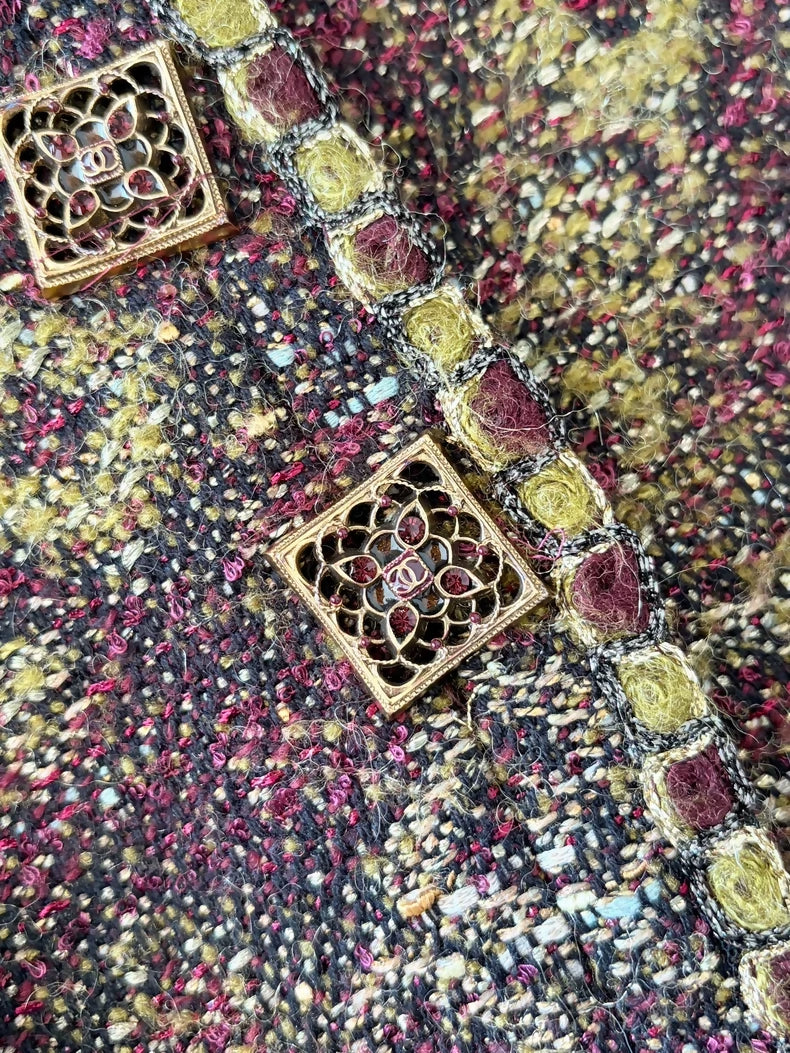 Chanel 20122 Red and Gold Byzantine Jacket