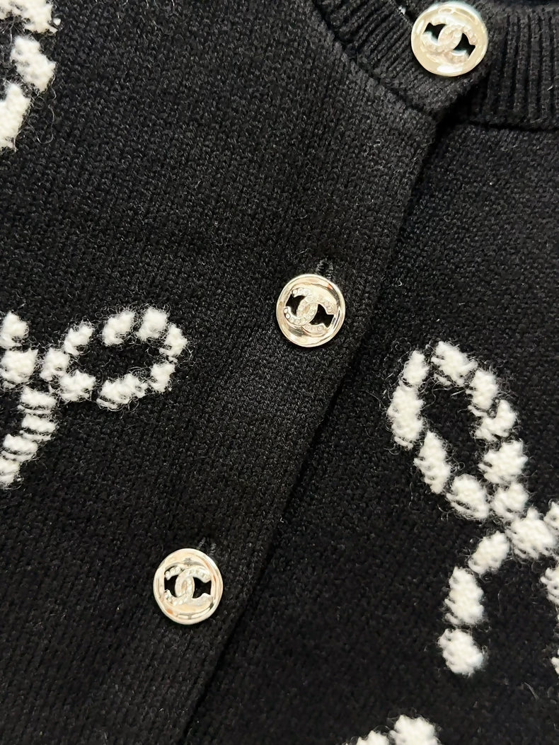 Chanel 24P Black cardigan