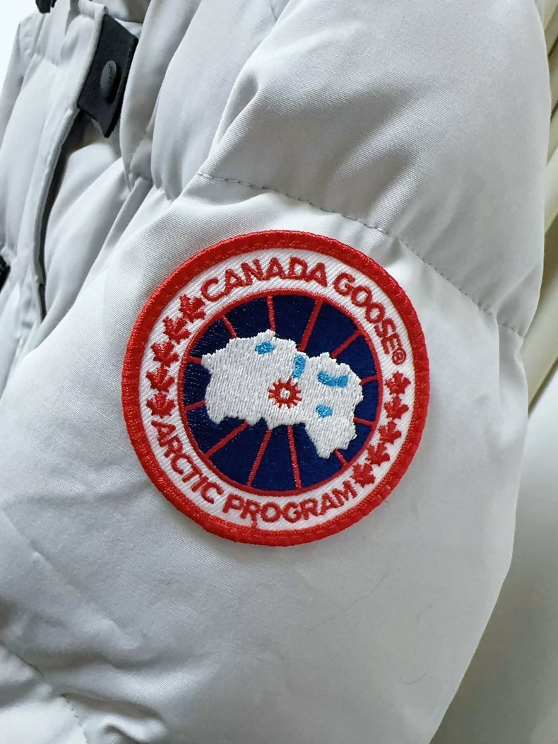Canada Goose grey long parka coat