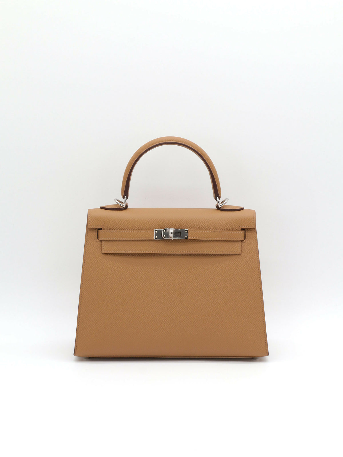 Hermès Kelly 25 Biscuit Epsom Palladium Hardware