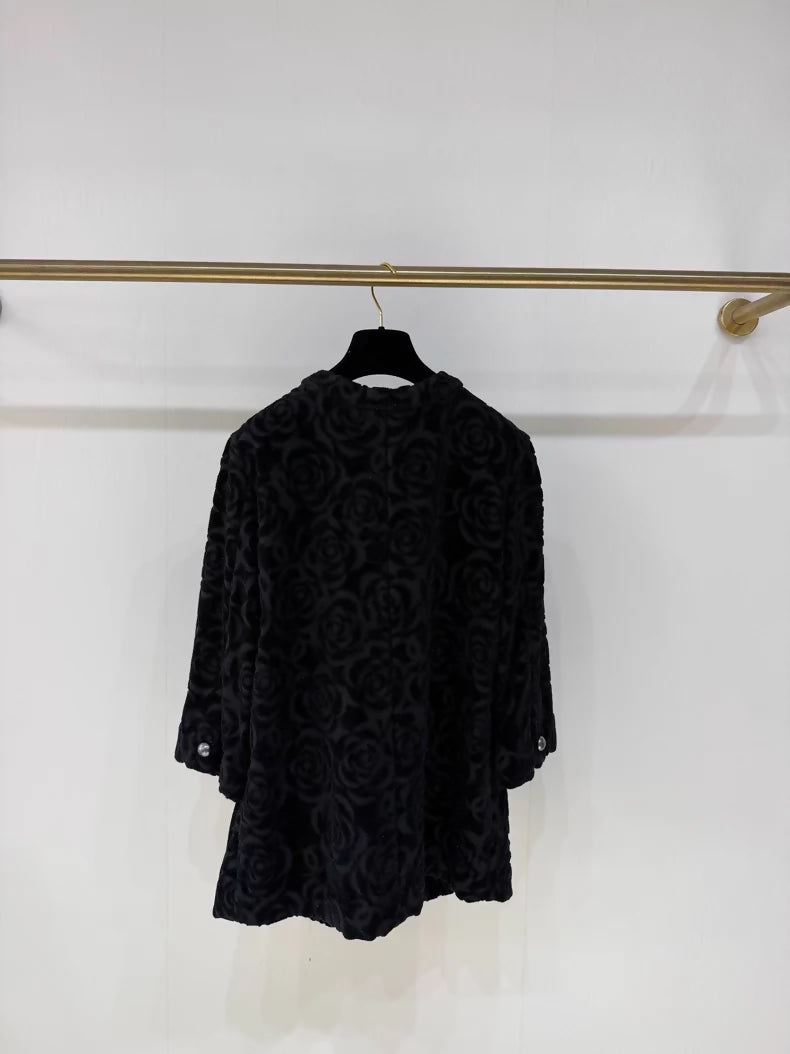 Chanel Camellia Four-Pocket Jacket