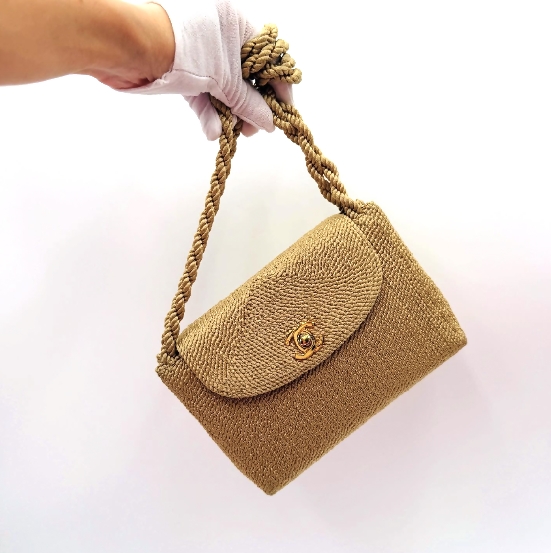 Chanel Vintage 1990s Mini Woven Shoulder Bag – Wararni.com