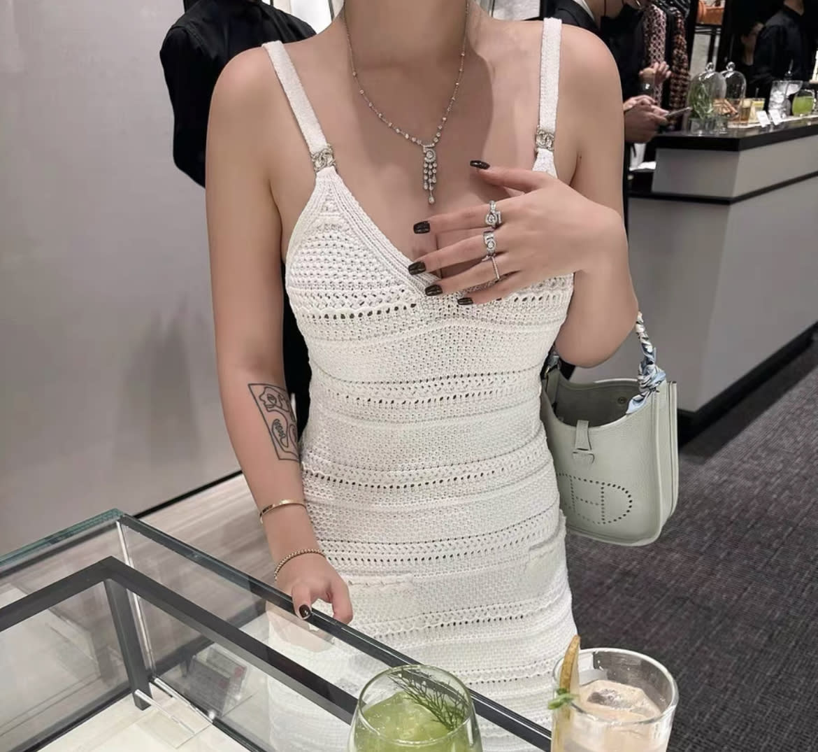 Chanel 21P Crochet dress