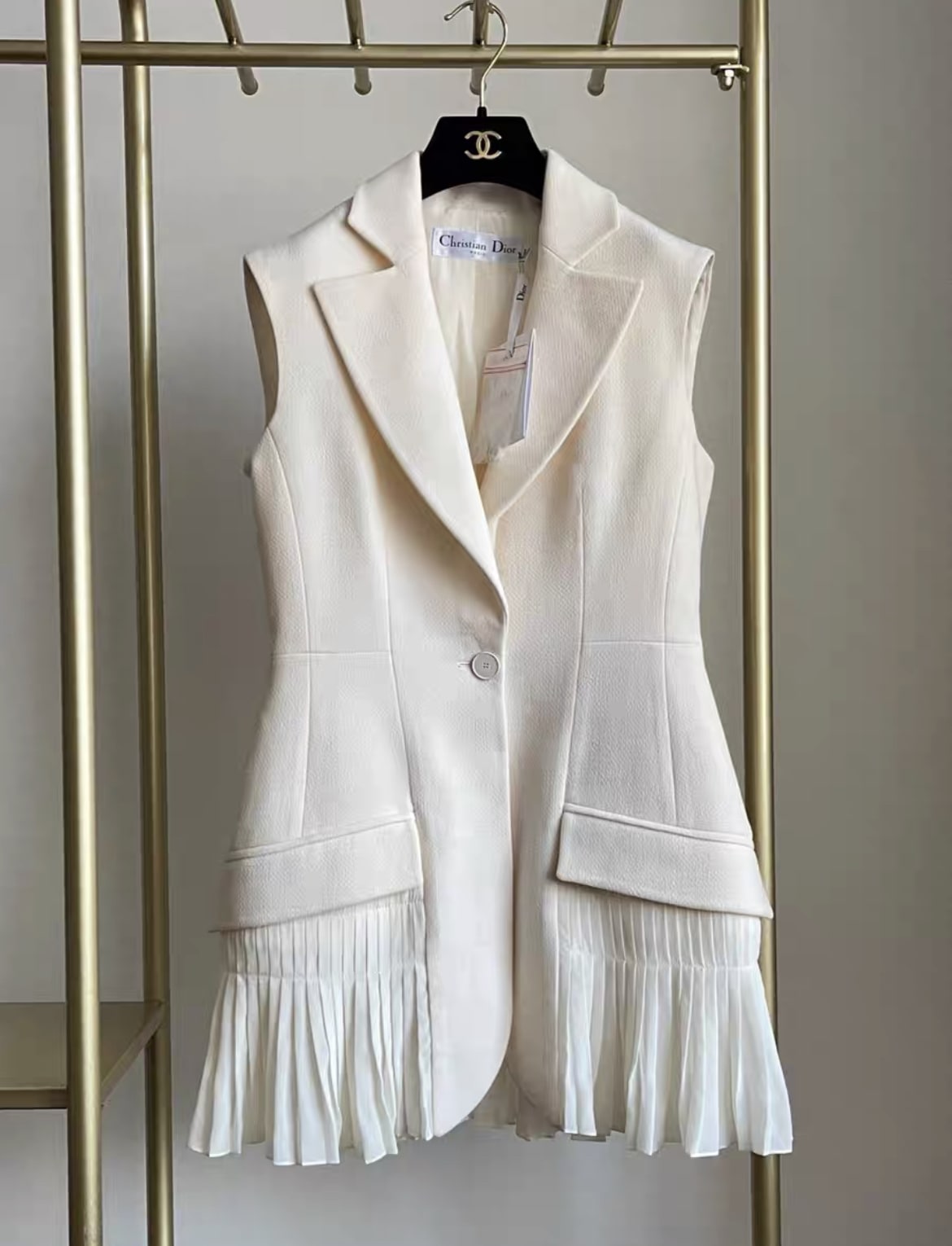Dior classic vest dress fr38 with tag