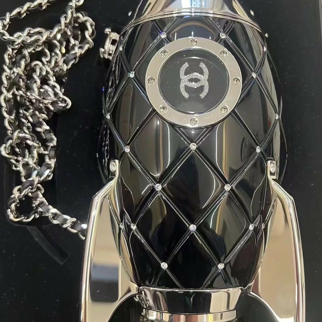 Chanel Limited Edition Rocket Ship Evening Minaudière (Fall/Winter 2017 Runway)