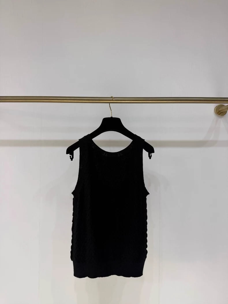 Chanel 23A black top