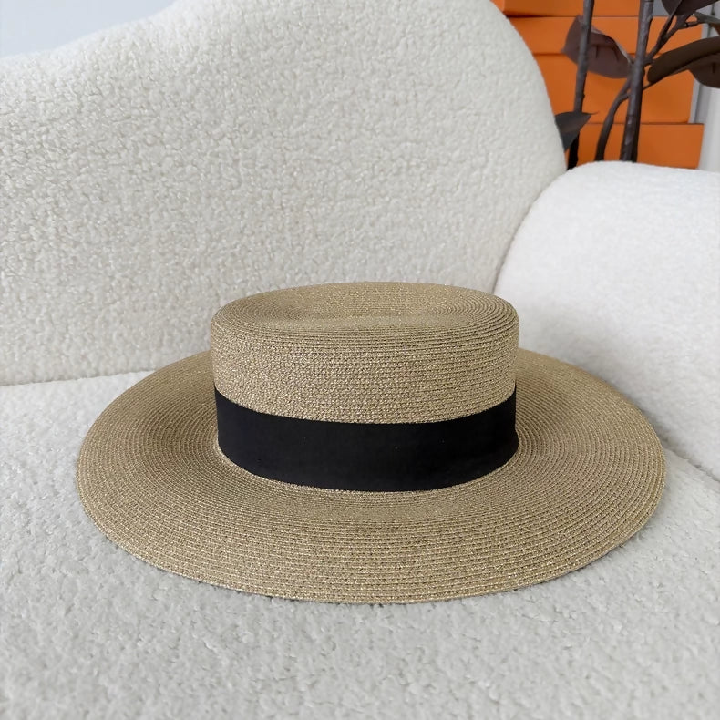 Gucci Gold Bee Woven Hat