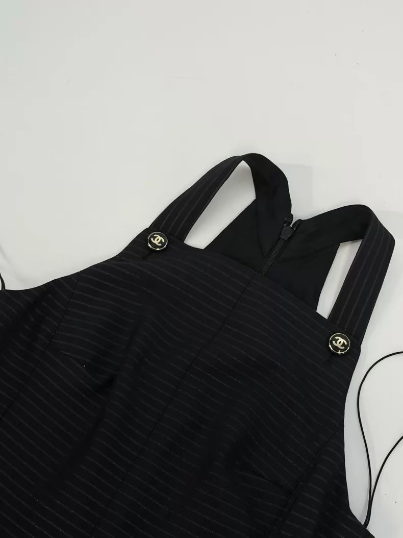 Chanel 23P Black Dress