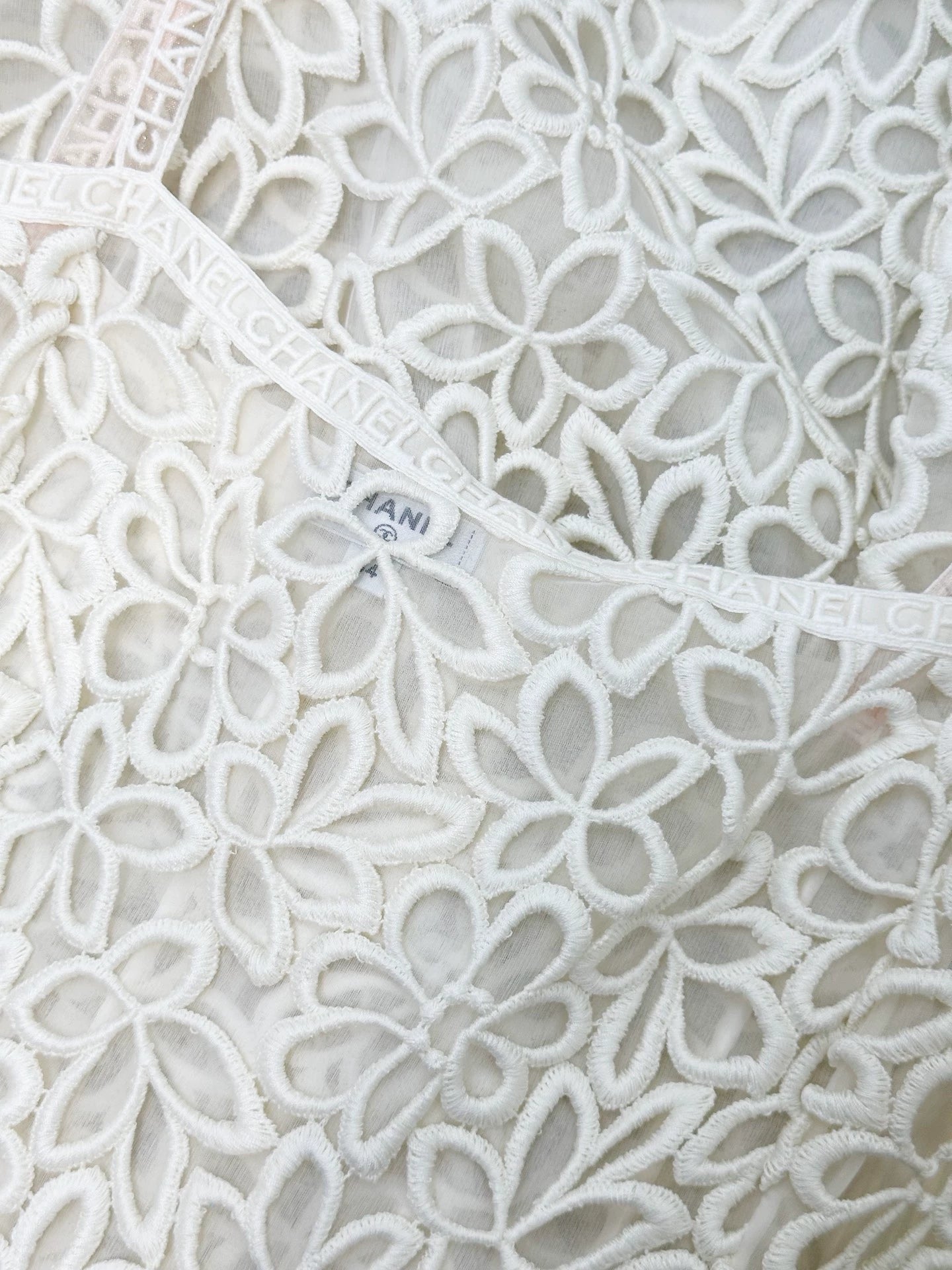 Chanel 21S off-white dress