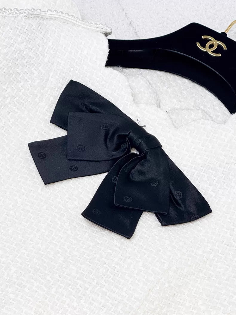 Chanel 20K White Tweed Satin Dress