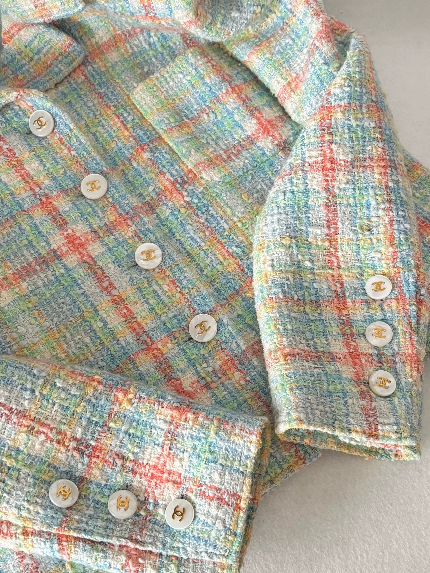 Chanel 97P Colorful Candy Woven Jacket