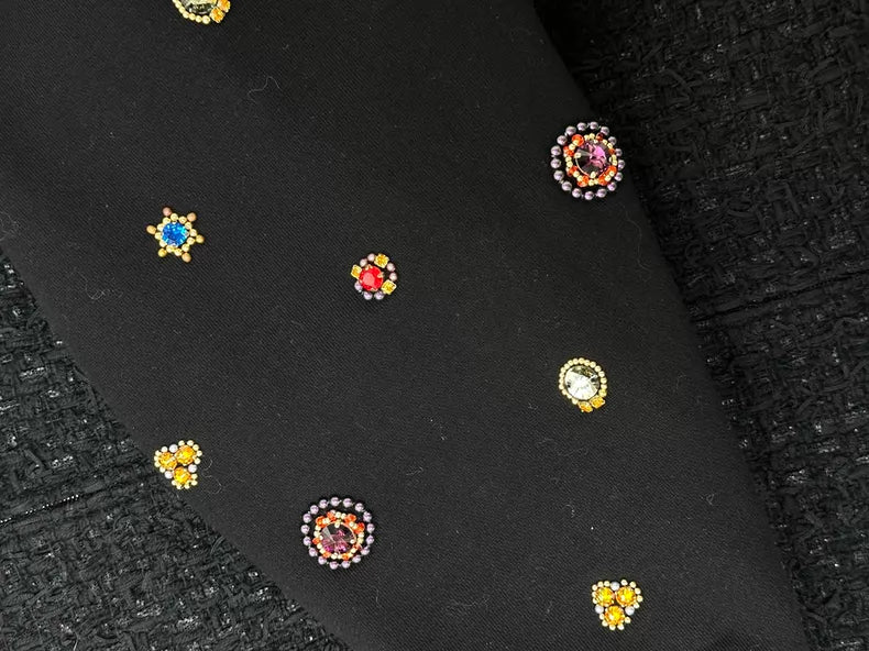 Chanel 22A black tweed dress