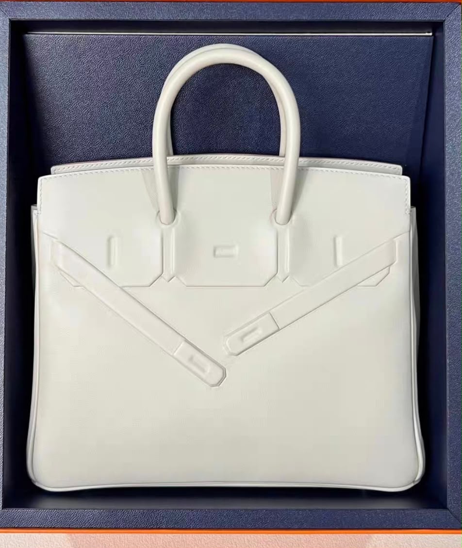Hermes Birkin 25 Shadow Gris Perle Swift Palladium hardware