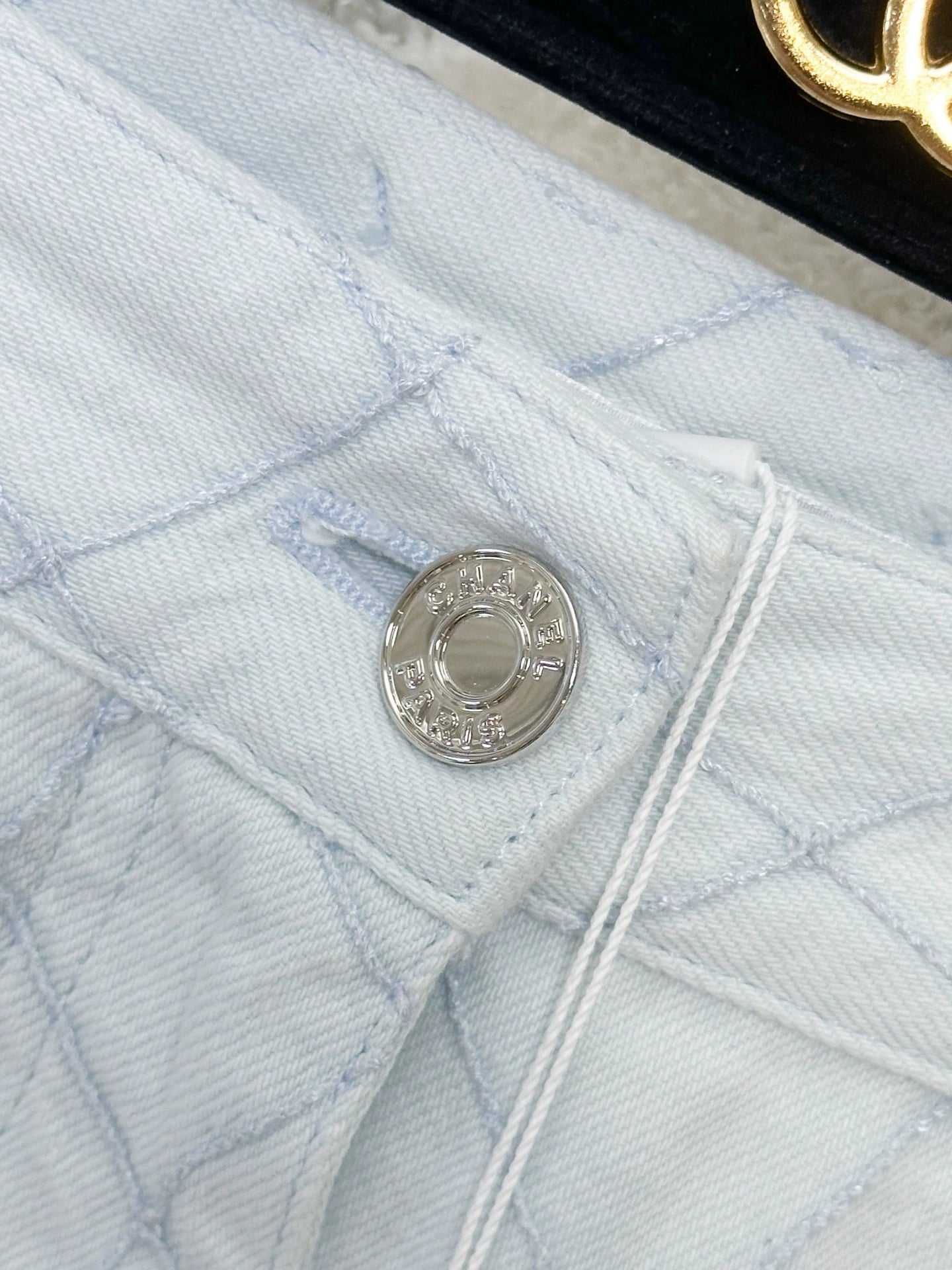 Chanel 26M light blue trousers