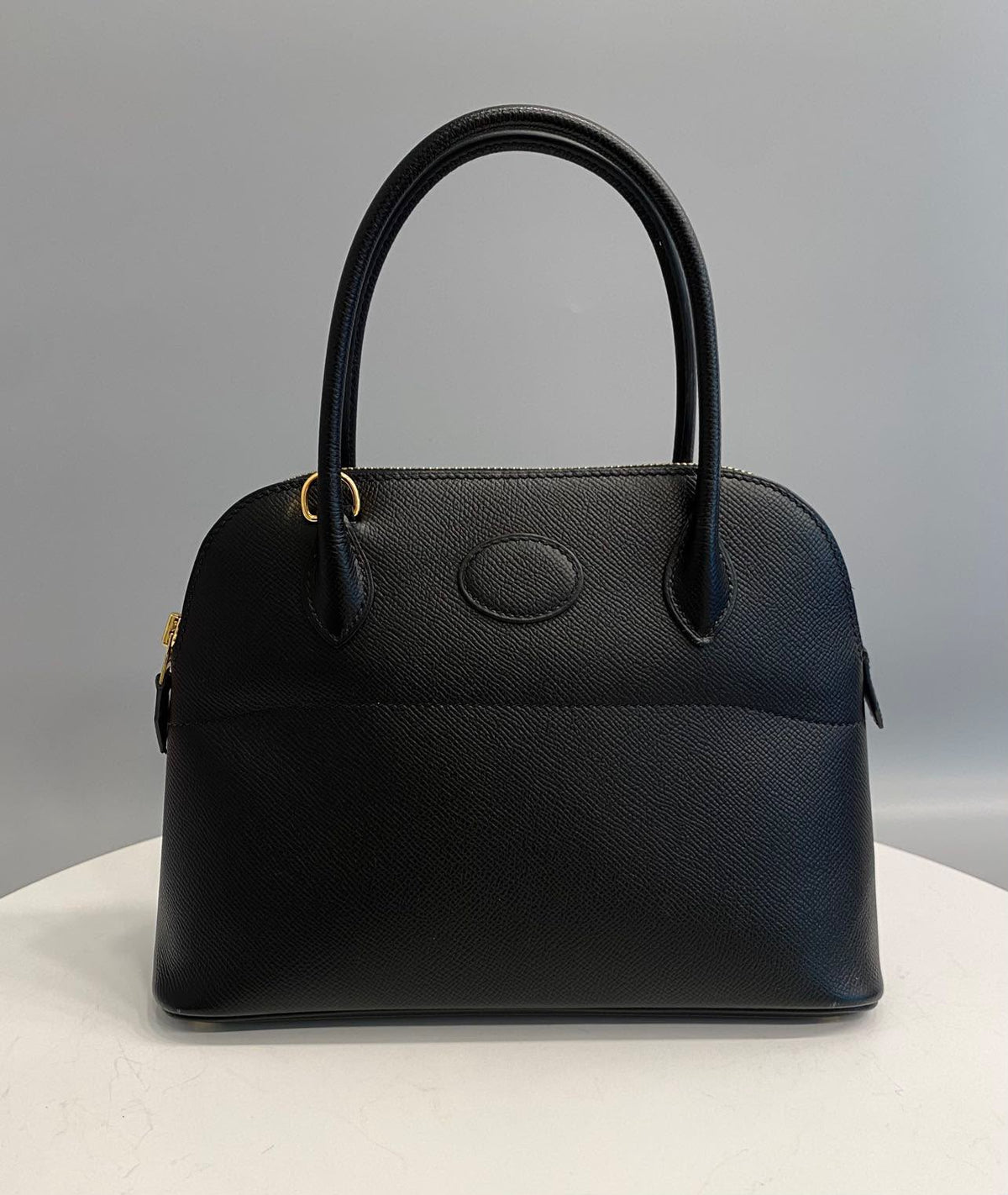 Hermes bolide 27 black Epsom gold hardware