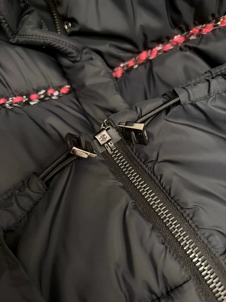 Chanel Black Puffer Jacket