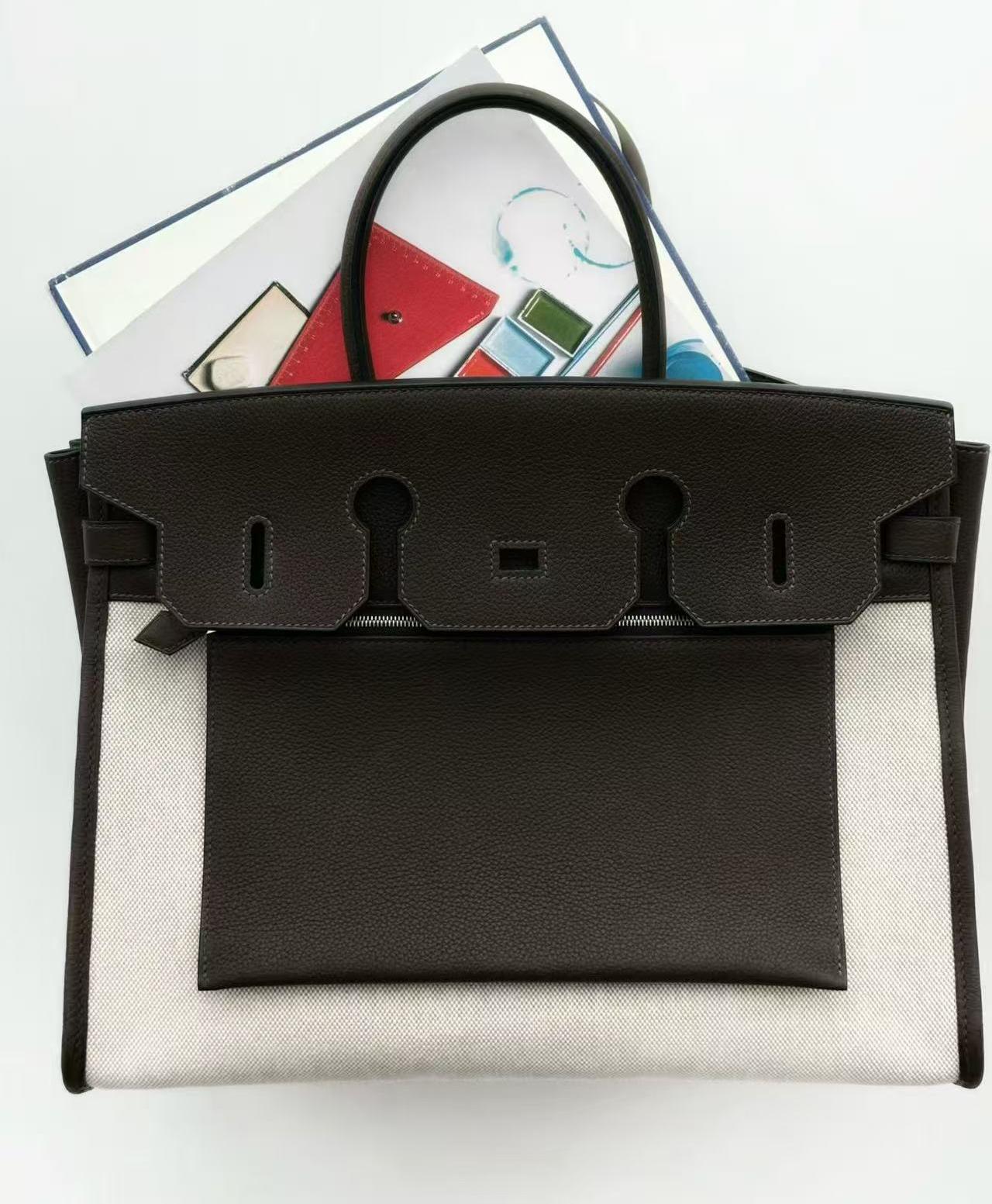 Hermes Birkin 35 ebene lenvers