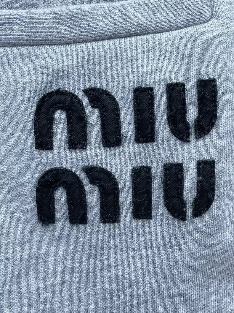 Miu Miu grey sweatpants