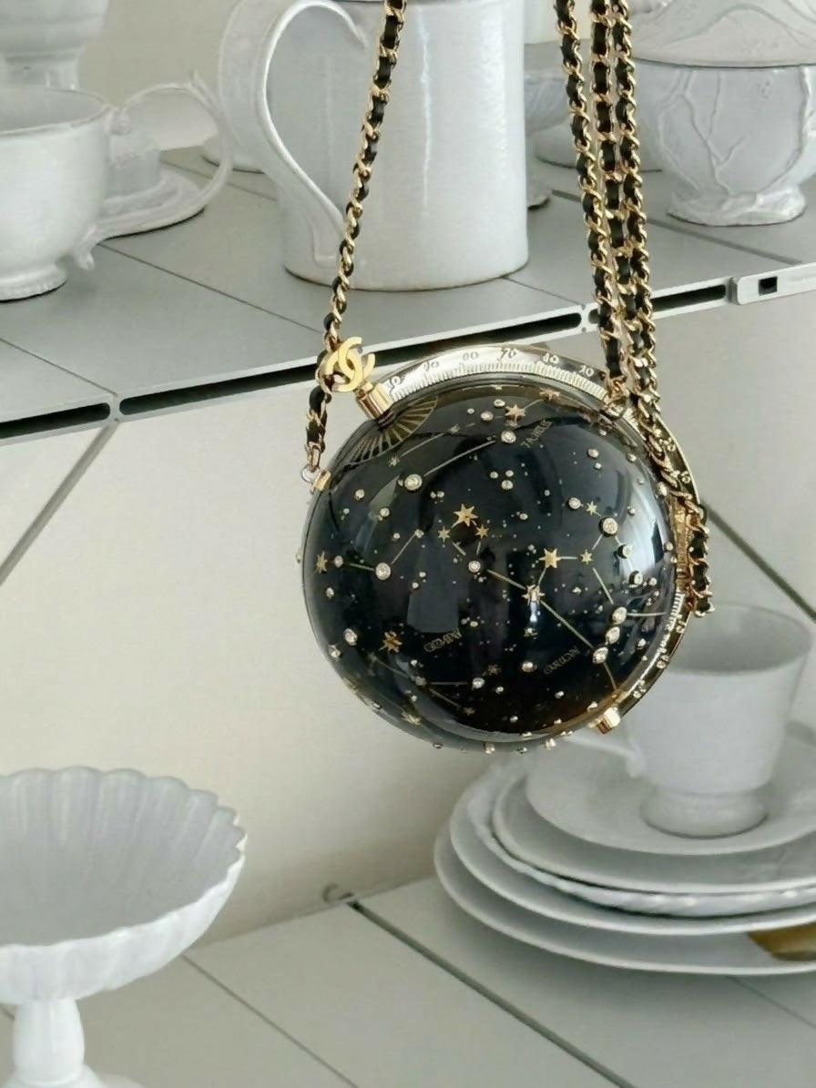 Chanel 26S Planet Minaudière Clutch with Base
