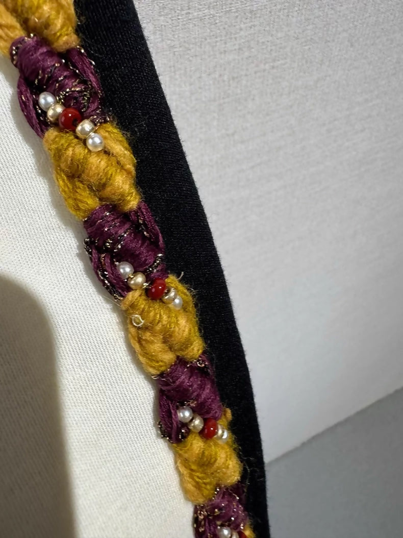 Chanel 23A Black/white/yellow sweater