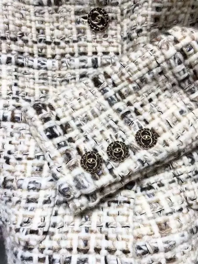 Chanel Oatmeal Forest Jacket