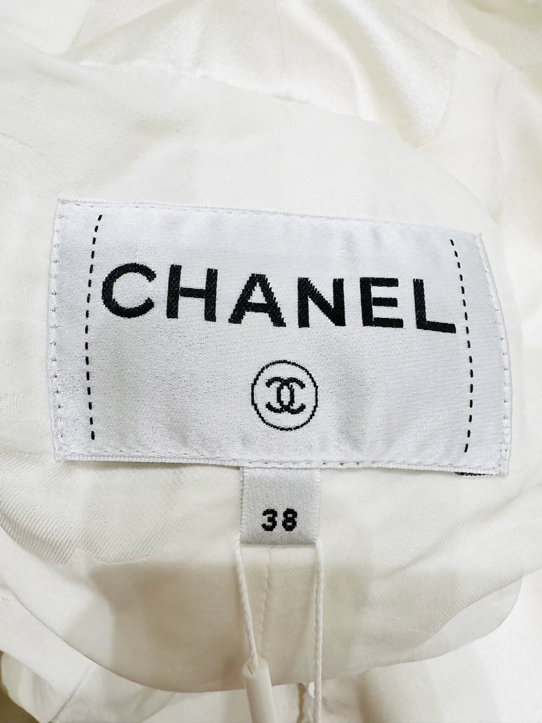 Chanel 22S white & colourful jacket
