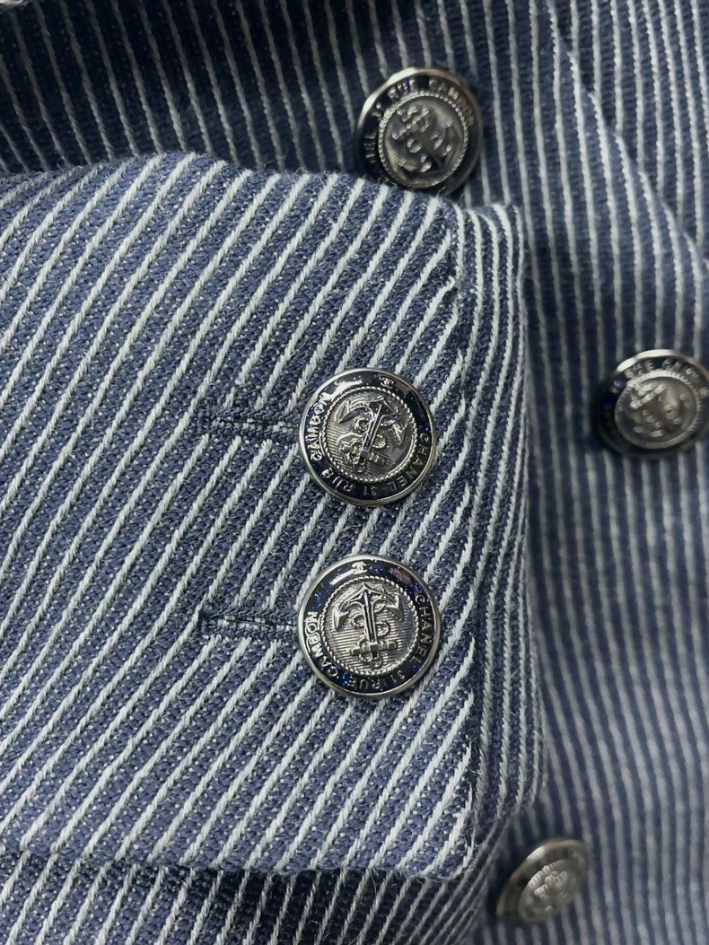 Chanel 2018 dark blue jacket