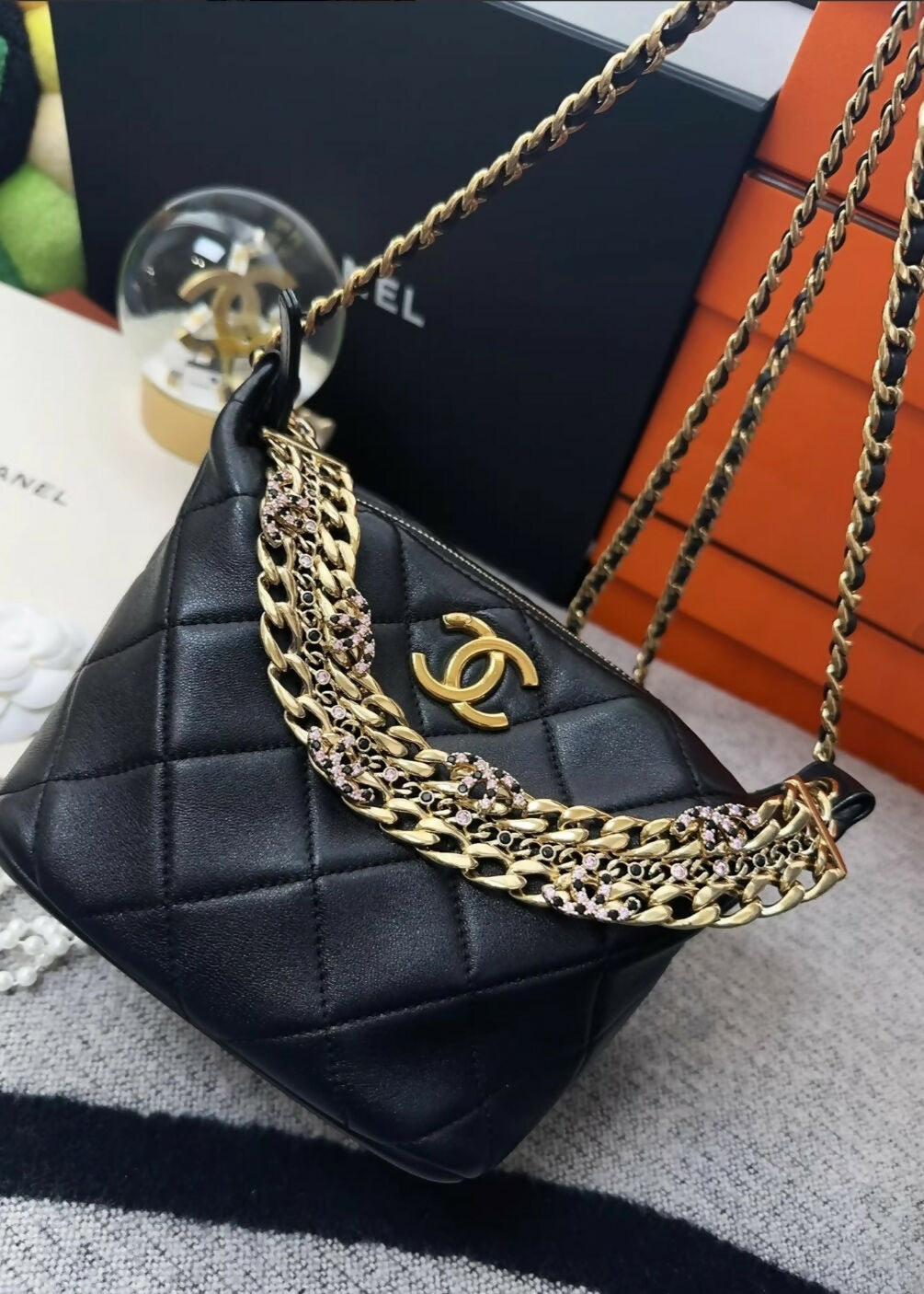 Chanel 24C chain hobo bag – Wararni.com