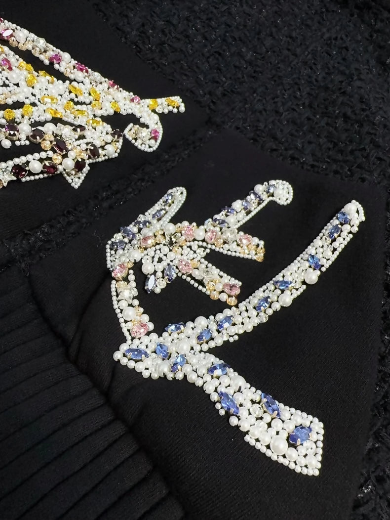Chanel 22A black tweed jacket