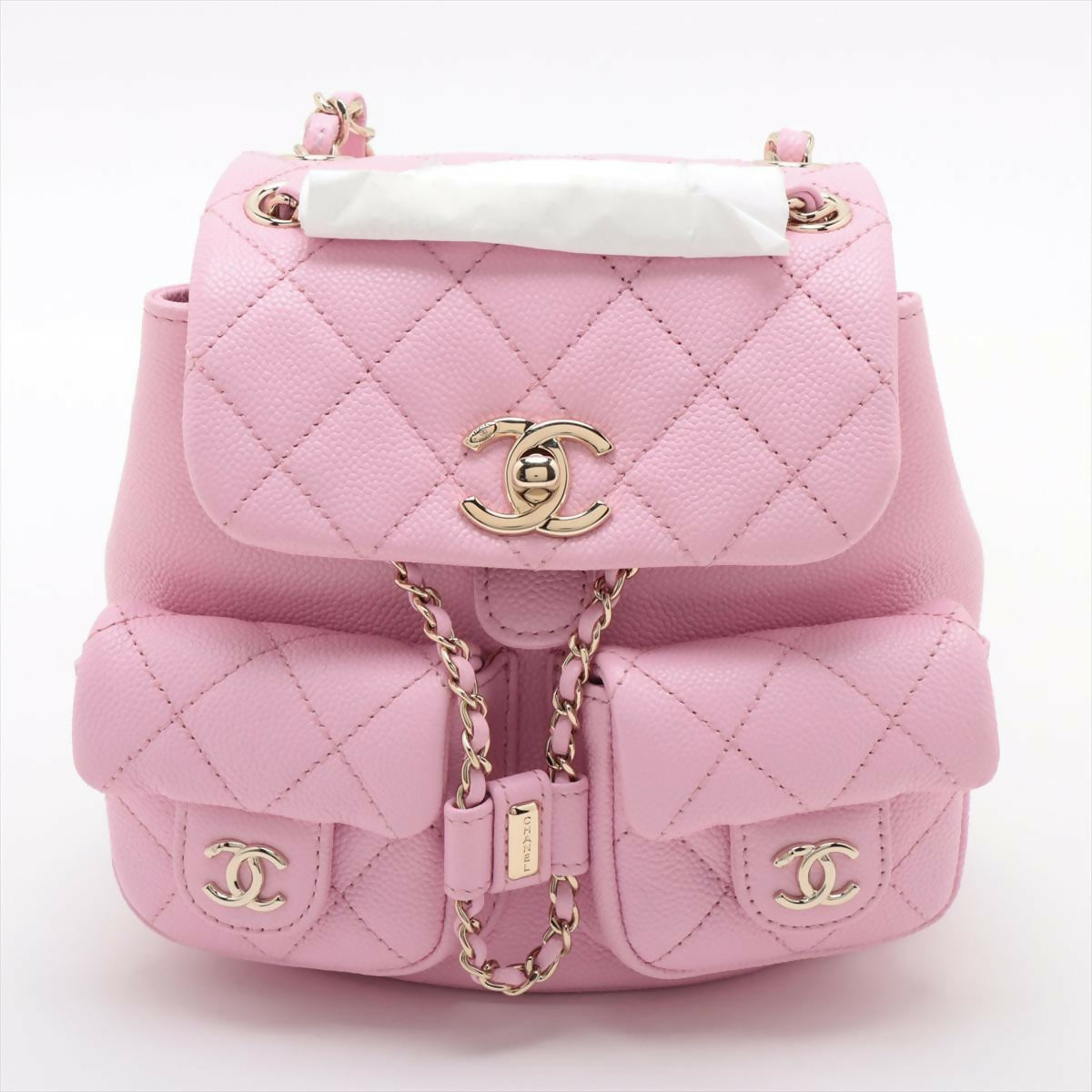 chanel quilted mini backpack Black Lambskin Urban Spirit Single interior compartment Chanel Classic CC Chain Pocket