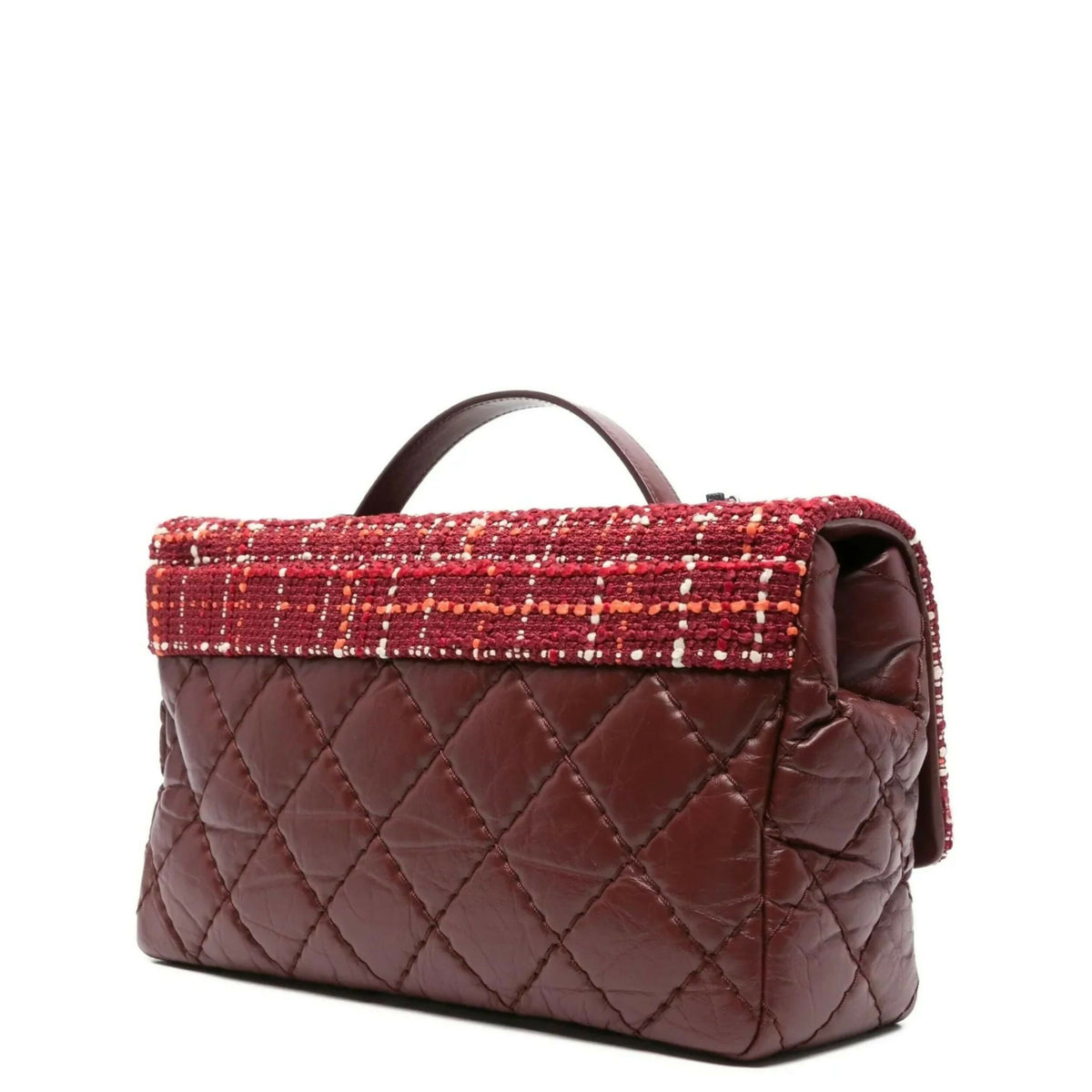 Chanel Tweed Airlines Single Flap Bag