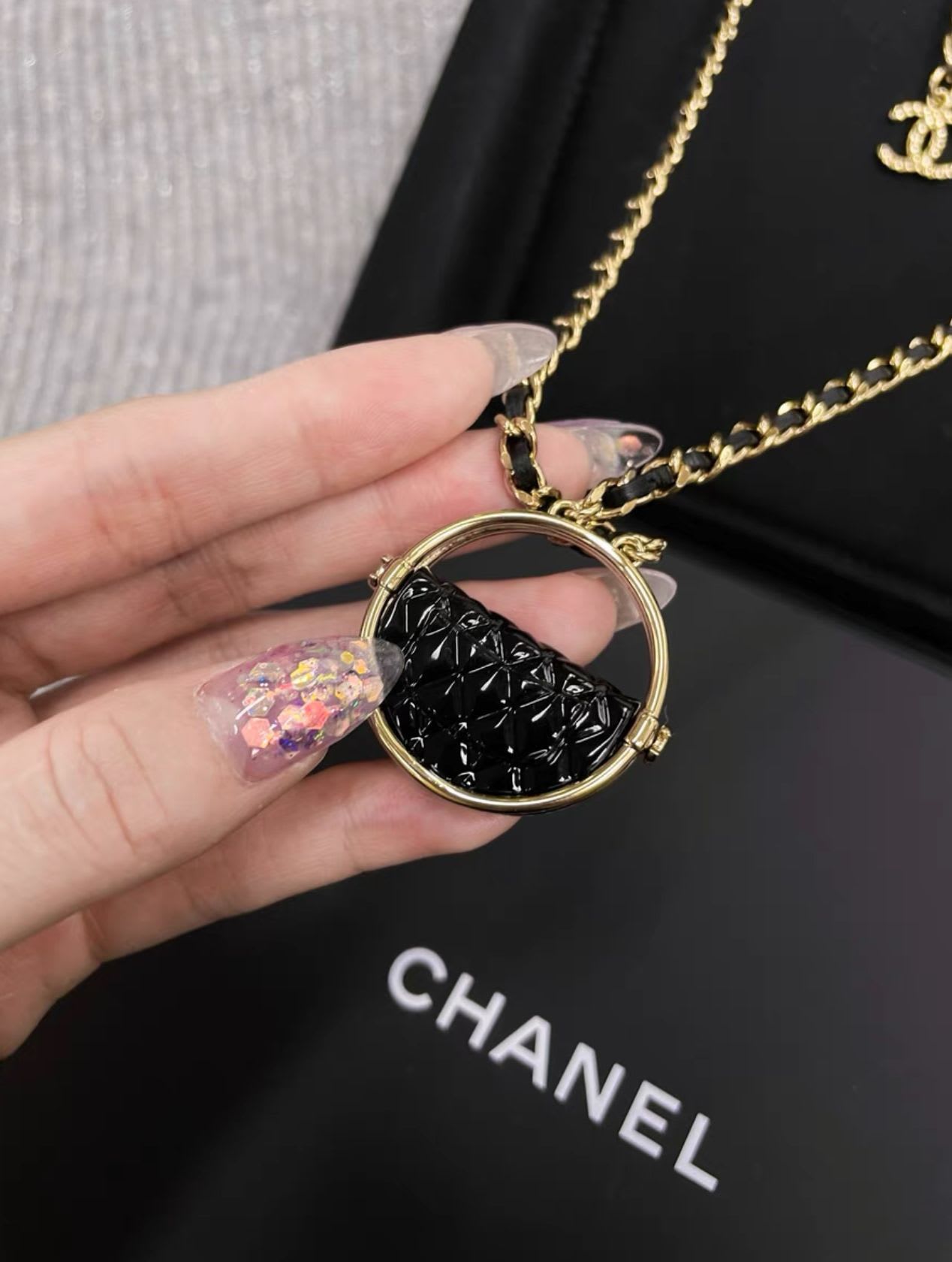 Chanel 23 Small Hula Hoop Necklace