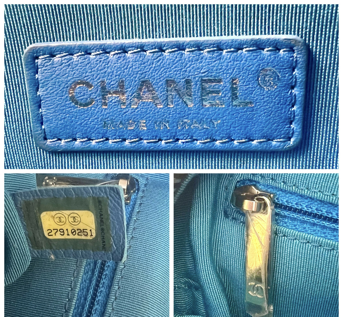 Chanel 19S Black Leather Multicolor Tweed Trim Quilted Waist Belt Bag