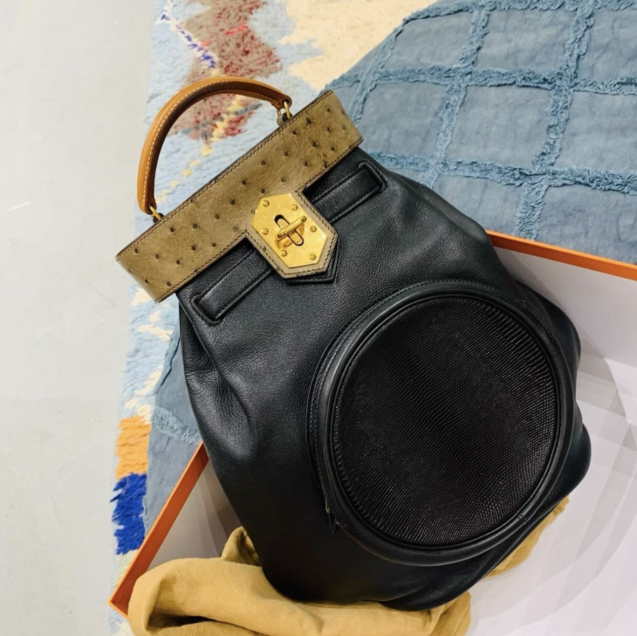 Hermes Pelican beach bag backpack.Rare & hard to find . The 6 Hardest Bags to Get From Hermès - PurseBlog main image 3