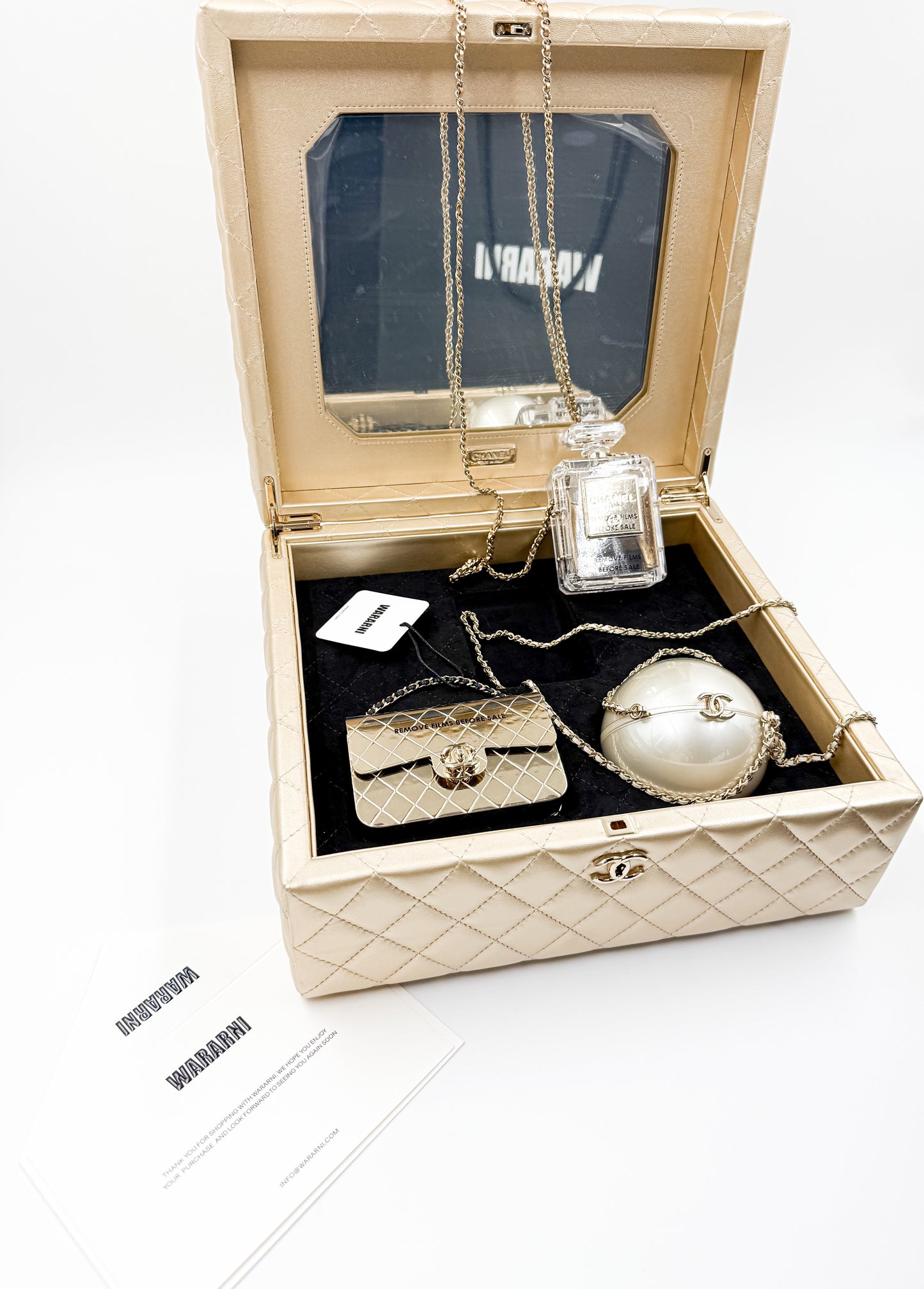 Chanel 22P “Success Story” Set of 3 Mini Minaudières — Limited Edition Collector’s Set