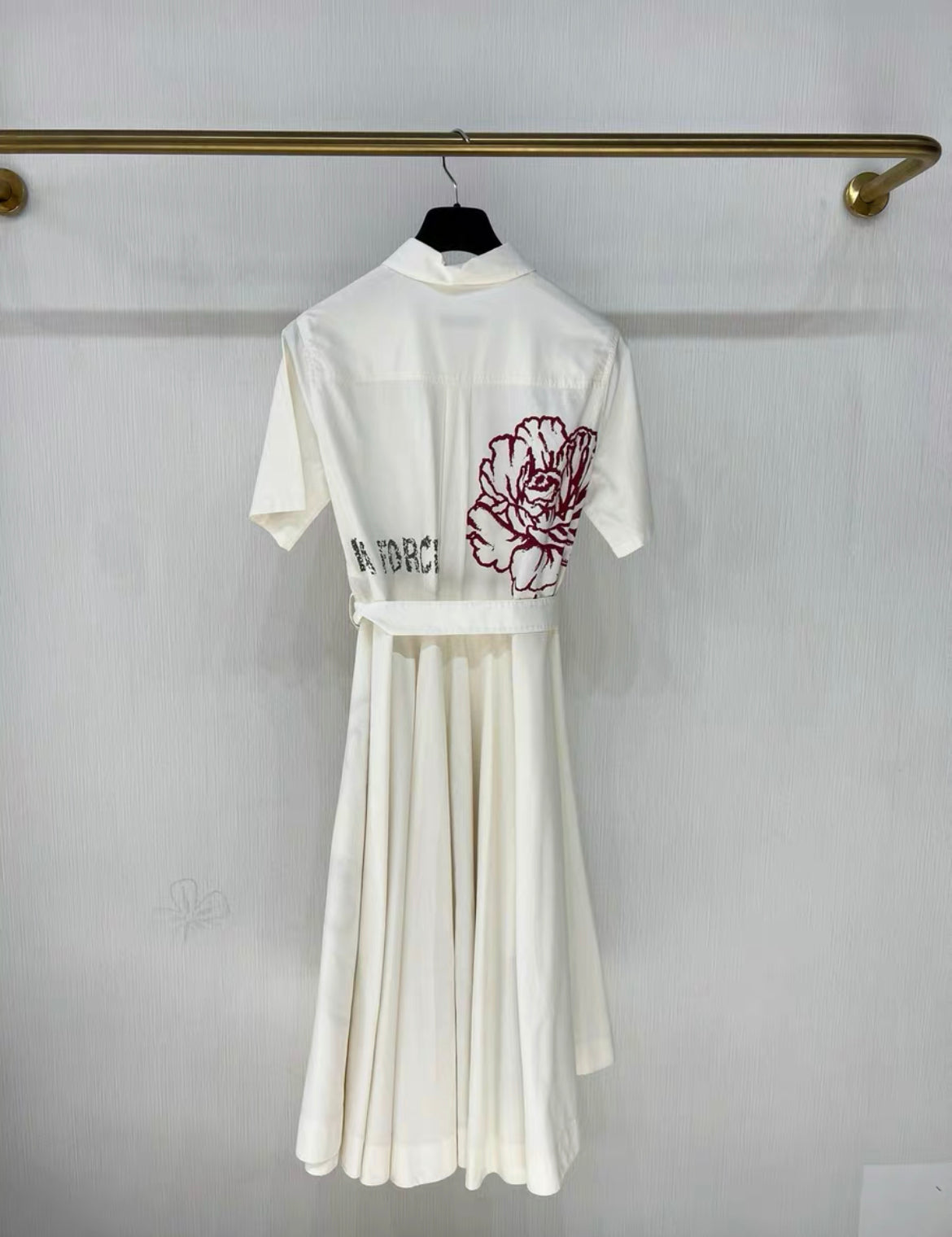 Dior 23SS shirt print dress size 34 Dior 23SS shirt print dress size 34