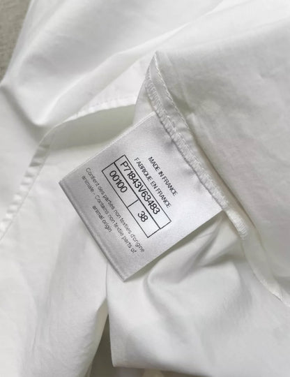 Chanel 22C White Flower shirt