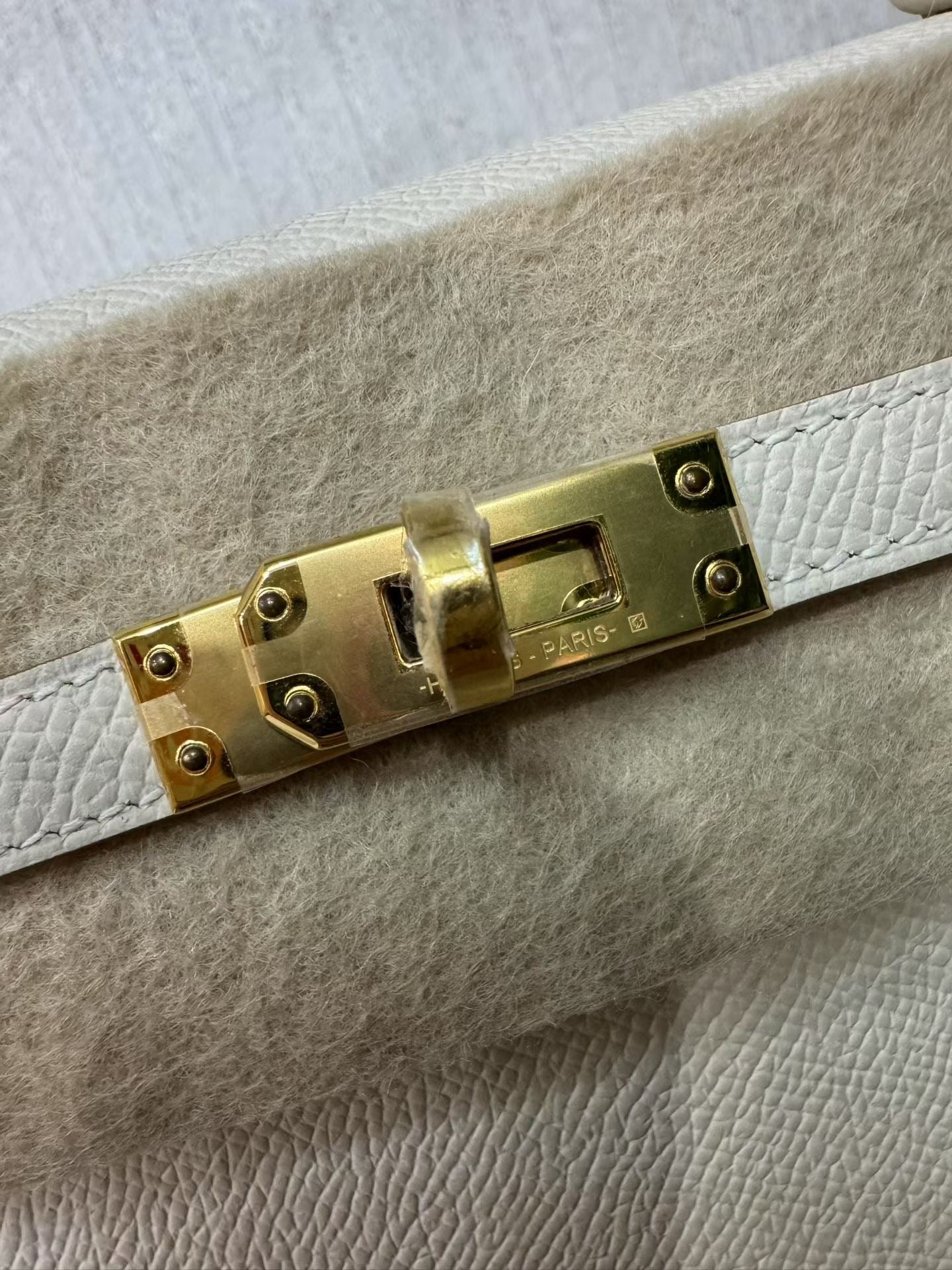 Hermes Kelly 25 Crai Epsome leather gold hardware